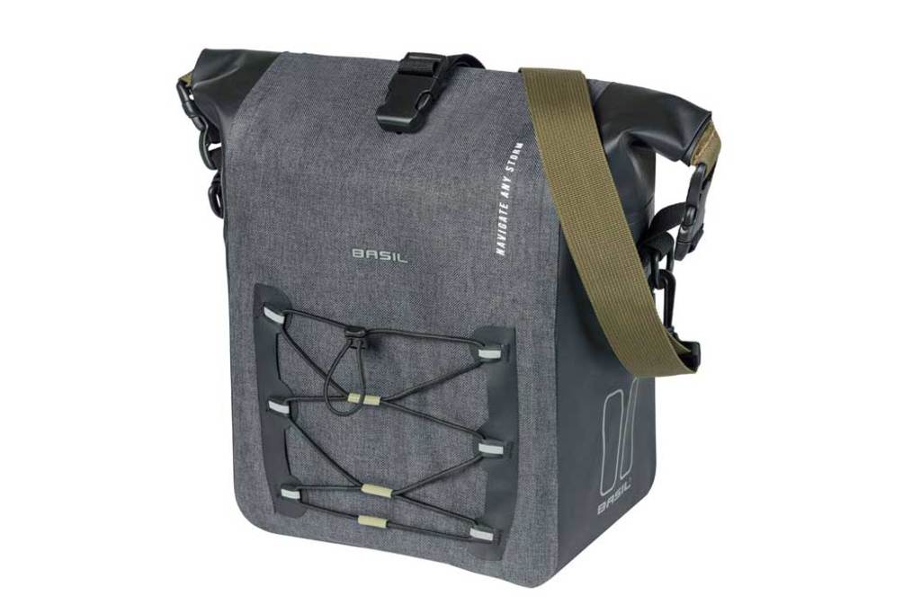 Enkele Fietstas Basil Navigator Storm M-Zwart 12-15L Enkele Fietstas Basil Navigator Storm M-Zwart 12-15L